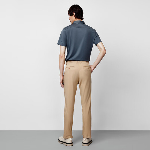 Biemlfdlkk Frühlings- und Sommer -Männer dehnbar komfortable atmungsaktive Casualhosen Gerade Business Hose dünn