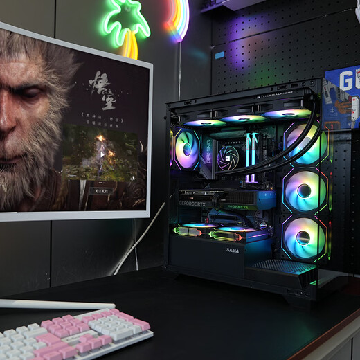 Jingtian Huasheng AMD R7-7800X3D/RTX5070 12G/32G/1TB/Game Desktop Computer Host Desktop National Subsidy 20%