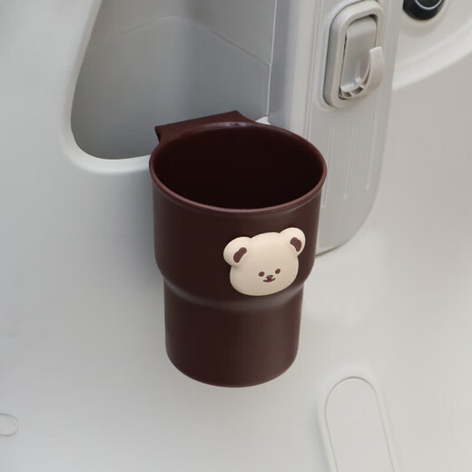 No motorcycle water cup holder bumper water bottle cup holder electric vehicle bicycle water cup holder scooter beverage accessories brown bear water cup holder thickened gasket/enlarged