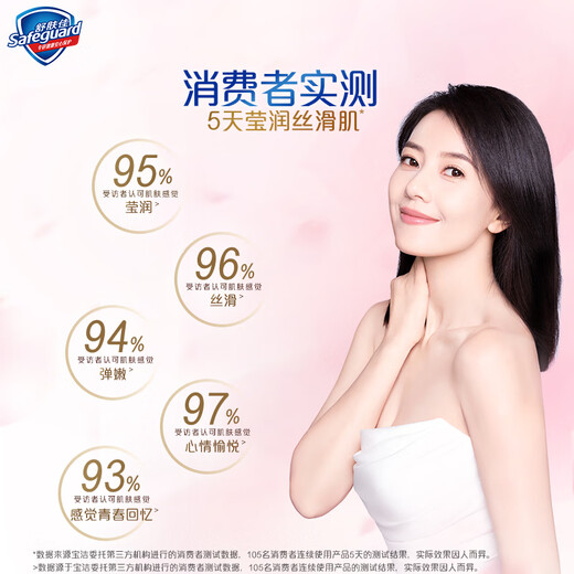 Safeguard's new cleansing shower gel Millennium Rose Fragrance 570g contains panthenol fruit acid, moisturizing and long-lasting fragrance, the same style as Wang Chuqin