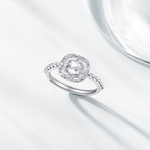 Chao Acer Platinum PT950 Platinum Ring Women's Ring Ring Hand Accessories CNC Gift Priced Labor Cost 390 Yuan 2.95g Live Ring Mouth