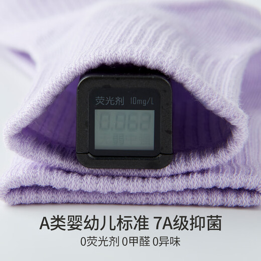 DEESHA 7A Antibacterial Five Pairs Girls' Cotton Socks All Seasons Boneless and Feet-Free Baby Cotton Socks Soft, Breathable and Anti-pilling