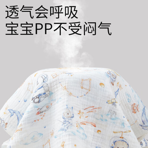 Ankoxin baby 100% cotton crepe diapers are washable, absorbent and breathable gauze, environmentally friendly and not easy to fade, 8 pack