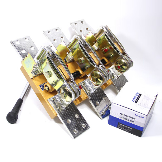Chint open rotary high current knife switch HD13-600/3141BX glass plate 600A cabinet type knife switch HD13-600/31BX glass plate