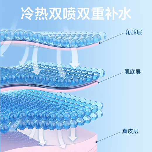 Relieve dryness, facial steamer, hot and cold dual-spray face steamer, household moisturizing nano-spray facial mask hydration device, fully upgraded, daily good things for women and men in autumn and winter, pure white Z16