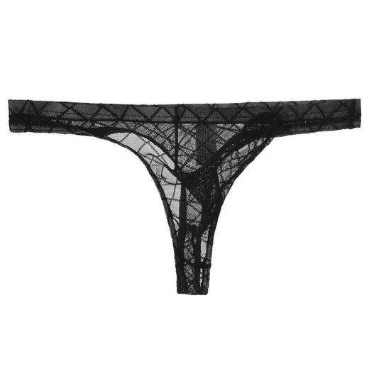 SMVP transparent underwear for men Junye mesh elephant trunk thong sexy breathable unobstructed bullet separation men white M