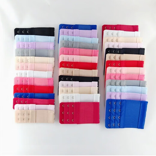 
Underwear extension button elastic elastic bra adjustment lengthen underwear back button bra extension button three rows and three buttons 10pcs two combinations pearl bags