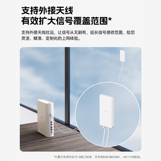 中兴（ZTE）G5TS 5G移动路由器cpe随身移动wifi6免插卡网卡便携千兆免宽带无线笔记本电脑通用流量2025款