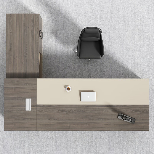 Shengli boss desk and chair single desk executive desk manager desk supervisor desk and chair workbench 1.8*0.8 meters table side cabinet