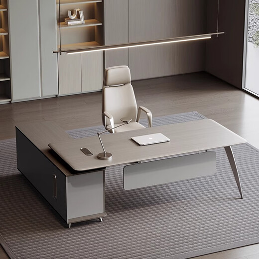 Jianbang E0 level light luxury and high-end boss desk modern minimalist leadership executive desk office designer desk 1.8m boss desk (1.8m table) remarks left and right