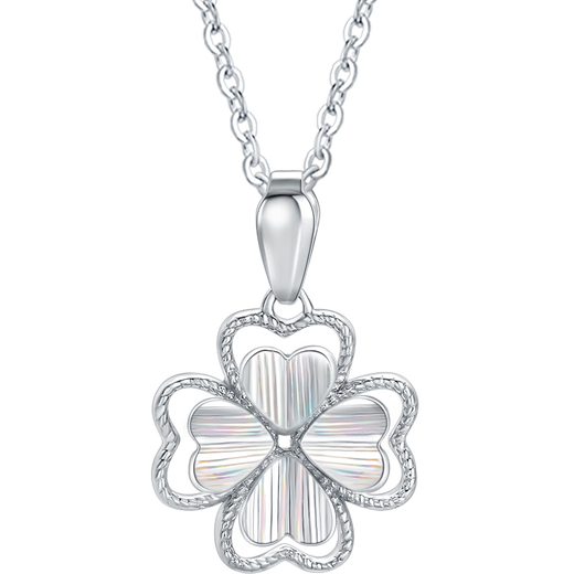 CHINA GOLD platinum pendant pt950 four-leaf clover love pendant Chinese Valentine's Day gift about 2.2g