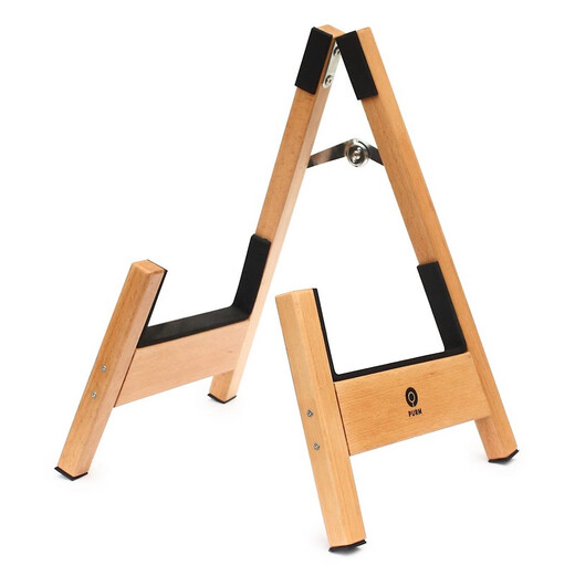 PURM吉他架可折叠民谣木吉他电吉他古典尤克里里支架A架吉他挂钩 简约榉木吉他架民谣/古典