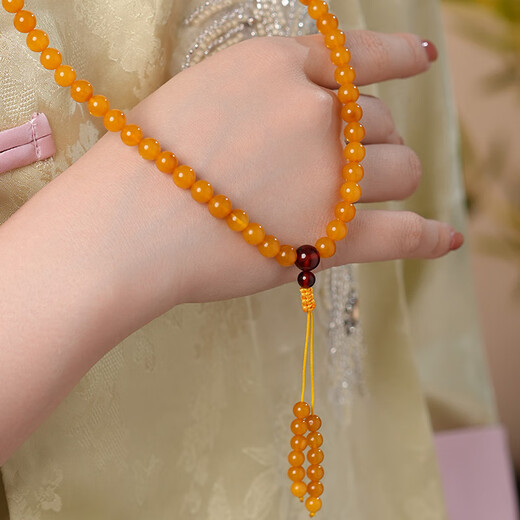 Dara beeswax blood amber bracelet for men and women, multi-circle amber bracelet, men's and women's toy necklace, birthday gift for girlfriend and mother