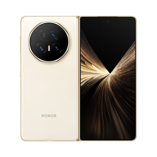 Honor Magic V5 Snapdragon 8 Extreme Edition AI Folding Screen New 5G Mobile Phone Warm White 12GB+256GB Official Standard Configuration