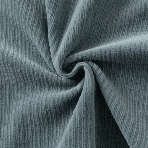 DAVE&BELLA children's knitted shirt spring new boys long-sleeved jacket corduroy baby boy shirt children's top blue mist blue ready stock 140 cm (recommended height 130-140cm)