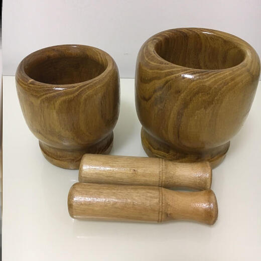 Solid wood garlic jar, garlic jar, household garlic masher, garlic mortar, old-fashioned mashing medicine grinder, manual jujube wood, solid wood trumpet, upgraded model is too small