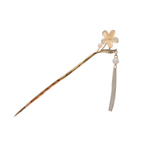 New Chinese style simple hairpin, ancient style headwear, girl gift, Hanfu accessories, hairpin, jade rabbit hairpin