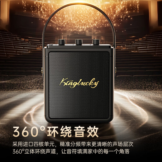 Jinyun Marshall's same model karaoke microphone speaker all-in-one home ktv audio set karaoke microphone audio singing integrated EQ adjustment Bluetooth speaker gift S20