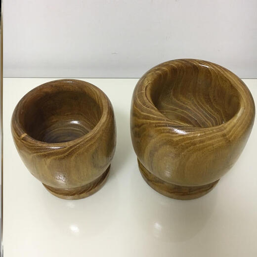 Solid wood garlic jar, garlic jar, household garlic masher, garlic mortar, old-fashioned mashing medicine grinder, manual jujube wood, solid wood trumpet, upgraded model is too small