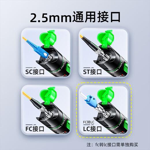 Sai fiber fiber green light pen rechargeable green light source tester fiber optic light pen lighting pen breakpoint detector 30mW