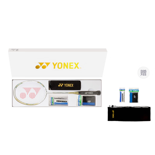 Yonex Tianx Astrox 9900A Badminton Racket Fibra de carbono de alto valor Ultra-Light and Diftute-Hard Limited Platinum Box 5U/G5 United BG65