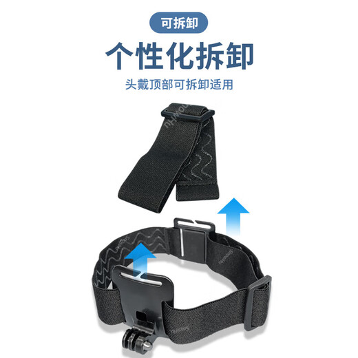 Mobile phone holder, headband, fixed bracket for shooting, personal perspective, outdoor car-mounted Douyin live broadcast, mobile phone clip for headband + extension arm