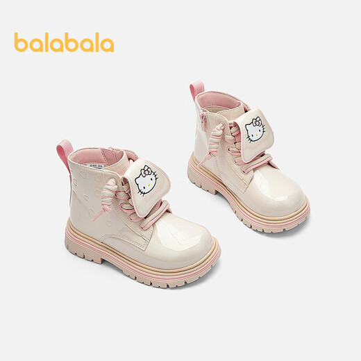 Balabala children's shoes children's boots Martin boots girls 2025 new autumn and winter short boots Sanrio IP 208425141019