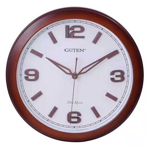 Weirong Jinzhongbao Brand Wall Clock Modern Living Room Простые часы модные творческие часы круглые золотые настенные часы 3883 Матовый черный диаметр 34 см 1 дюйм