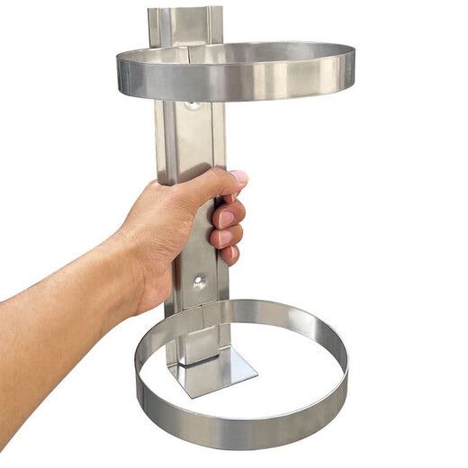 Fire extinguisher hanger 2/3/4/5kg rack with fixed frame for special stainless steel bracket wall rack Stainless steel 3-4kg fire extinguisher single hanger