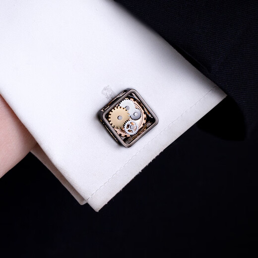 KFLK high-end cufflinks men's gear cufflinks shirt light luxury hollow French cufflinks Cfflinks custom lettering gold