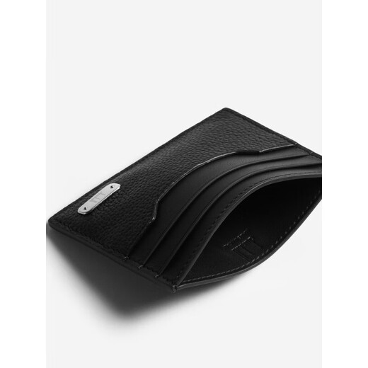 Dunhill Men's 1893Harness Card Holder Wallet Black Lightweight Business Winter Black Winter Black
