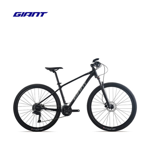 Giant ATX 830 Hydraulic Disc Brake Adult Aluminum Alloy 18-Speed ​​Lockable Suspension Mountain Bike Matte Black_27.5 14.5_XS_Suitable for 27.5 inches Standard_18 Speed_