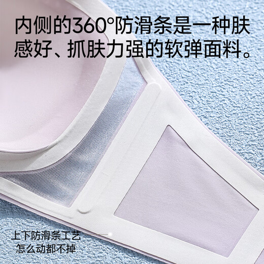 Yu Zhaolin Underwear Women's Summer Thin Removable Shoulder Straps No Wires Seamless Breathable No Cup Drops Anti-Slip Bandeau Bra Skin Color + Skin Color 2 Pack S Recommended 32/70AB