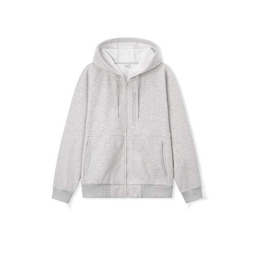 Semir jacket men's winter plus velvet heavy texture knitted cardigan coat couple solid color hooded 101724108203