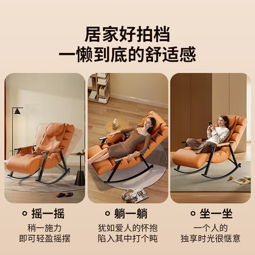 Oaks Massage Chair Full Body Home Small 2025 Top Ten Brands Compact Folding Smart Sofa Chair Leisure Rocking Recliner Double Ninth Festival Gift for Elderly Parents and Elders Practical Gray Upgraded Model Heightened and Lengthened + Back Wandering Massage + Detachable Cloak