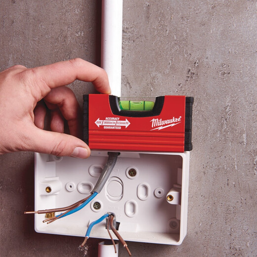 Zhihuishu Milwaukee magnetic level ruler anti-fall balancer 360 degree lockable torpedo level 4932459096 with magnetic suction