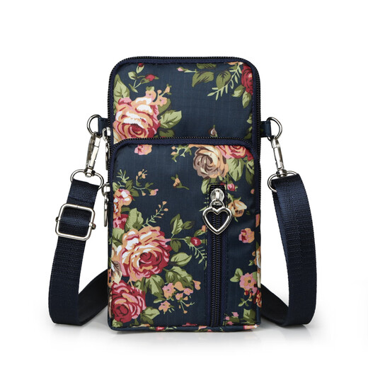 XJ2025 new mobile phone bag for women cross-body halter mobile phone bag portable wrist coin purse mom running sleeve arm rich peony four pull large size