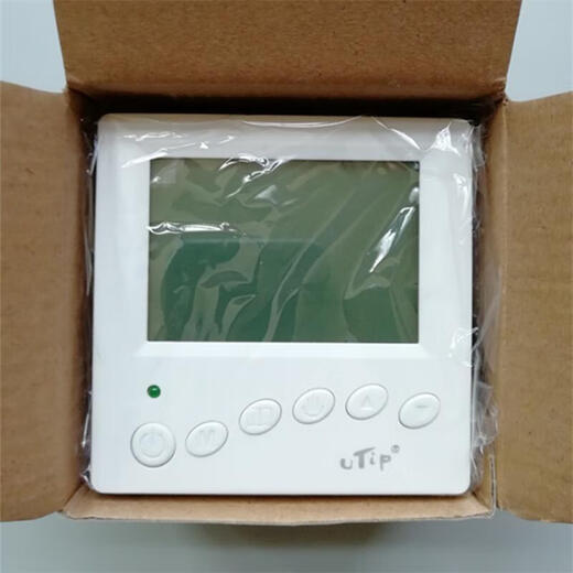 Utop water heating thermostat UTIP brand LCD temperature controller thermostat panel 805 water heating (white)