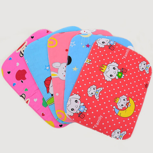 Huangyou Diaper Mat Baby Washable Newborn Small Washable Soft Baby Diaper Mattress Waterproof Diaper Suction New Product Baby Girl 35*25cm 12 pieces per pack