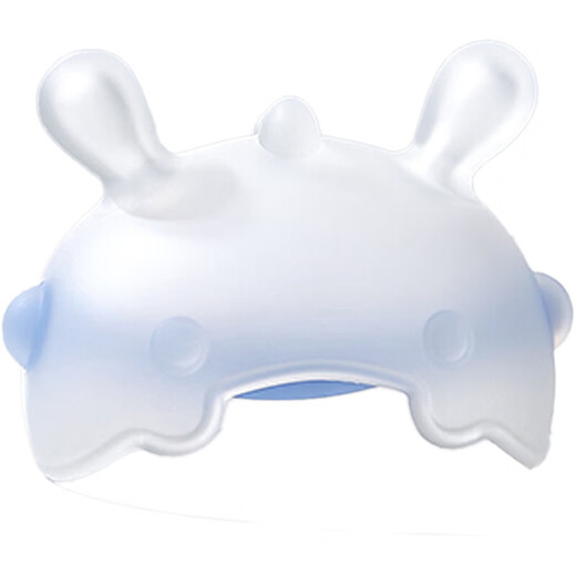 Teething stick for infants of 3 months and 6 months old to soothe the baby. Mushroom chewing gum to prevent eating hands. Can be boiled and can be boiled for high-temperature sterilization. Soothing teether blue.