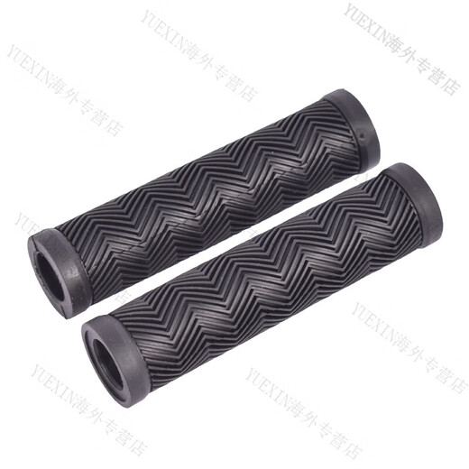 GIANT Mountain bike handlebar cover, bicycle handlebar grip, transmission bicycle, anti-slip, shock-resistant rubber handlebar, with palm rest, black single-pass 130mm