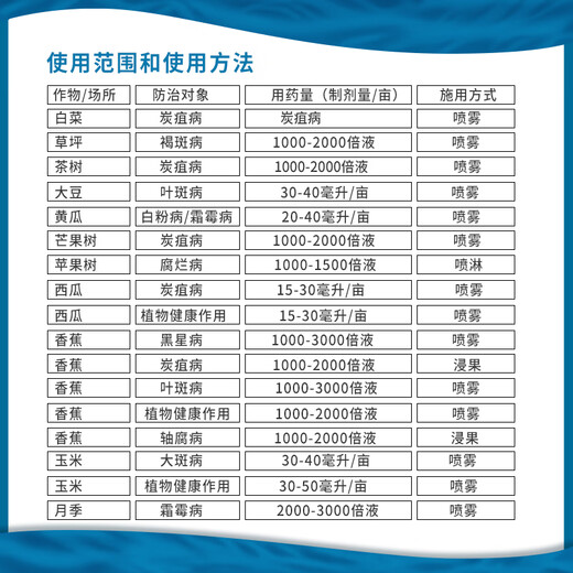 BASF Germany BASF Kairun pyraclostrobin rose downy mildew cucumber powdery mildew watermelon anthrax pesticide fungicide 8ml