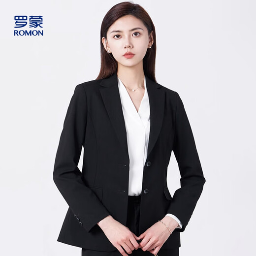 Ms. Luo Meng's professional blazer is simple, elegant and capable, business commuting, versatile suit jacket for women, high-end sense