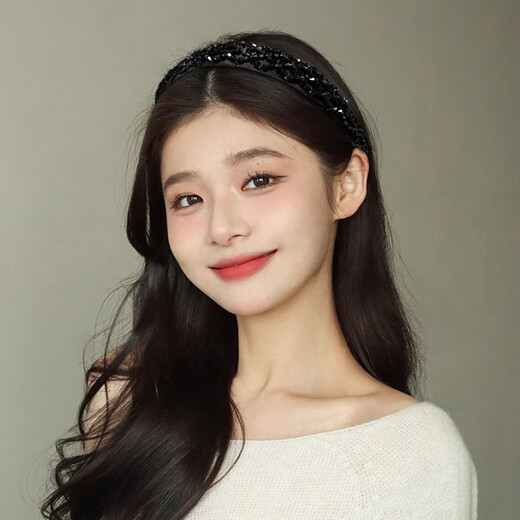 Xiangwan headband for women, high-end going out headwear, versatile hair-pressing headband, high skull headband, simple hairpin, exquisite headband