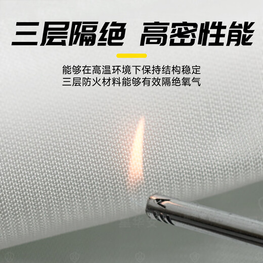 Xinghuaan Fire Blanket Fire Blanket First Aid Commercial Kitchen Home National Fire Certification Glass Fiber Emergency Escape Blanket 1.5*1.5 Meter