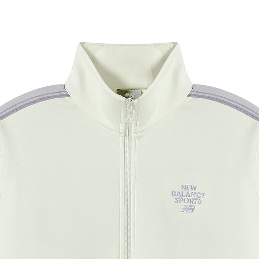 NEW BALANCE NB女款休闲运动校园风宽松立领外套夹克6DD12112奥莱特价清仓 6DD12112-IV M （身高165cm）