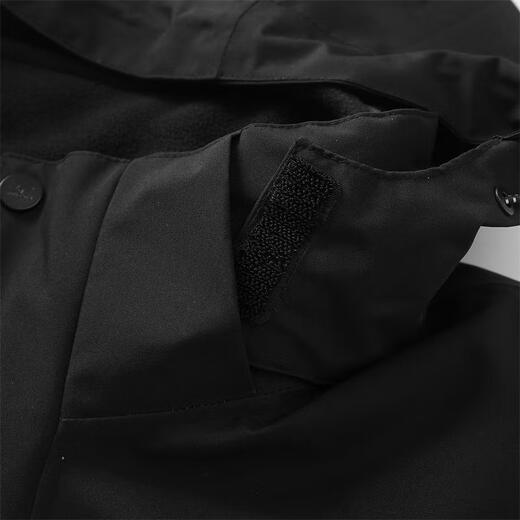 Mizuno outdoor jacket men's three-in-one jacket windproof two-piece warm mountaineering sportswear black M