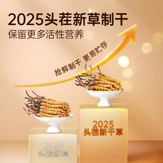 Ayishe [Narqu, Tibet] Authentische wilde Cordyceps sinensis Neue getrocknete Cordyceps High-End-nahrhafte Geschenkbox Urlaubsgeschenk [Narqu, Tibet] Wild 3 Wurzeln/G 20g Geschenkbox