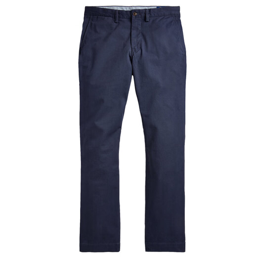 RL Ralph Lauren summer new business casual pants pure cotton straight trousers POLO men's pants black thin section 40 W 190-200Jin Jin equals 0.5 kg