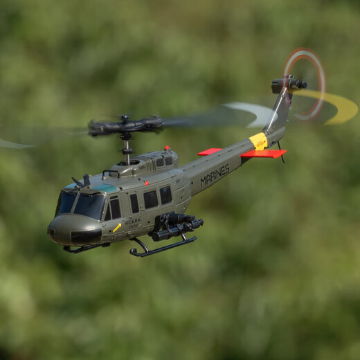 
RHSKY remote control helicopter UH-1 Hueye like real model aircraft intelligent height-fixed children's toys resistant to falling C032 optical flow positioning Shark Green-Lidar-Optical flow positioning Shuangfei three batteries